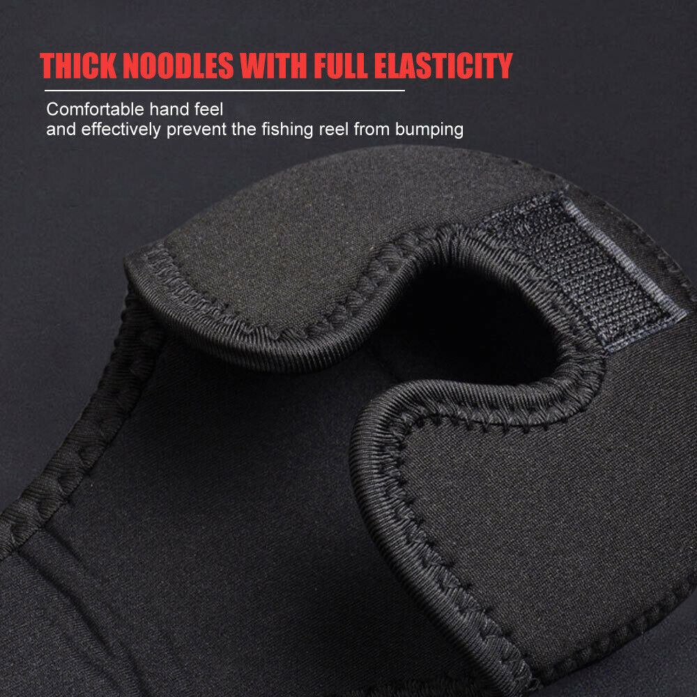 Fishing Reel Cover Neoprene Spinning Reel Protective Case Bait Casting Trolling