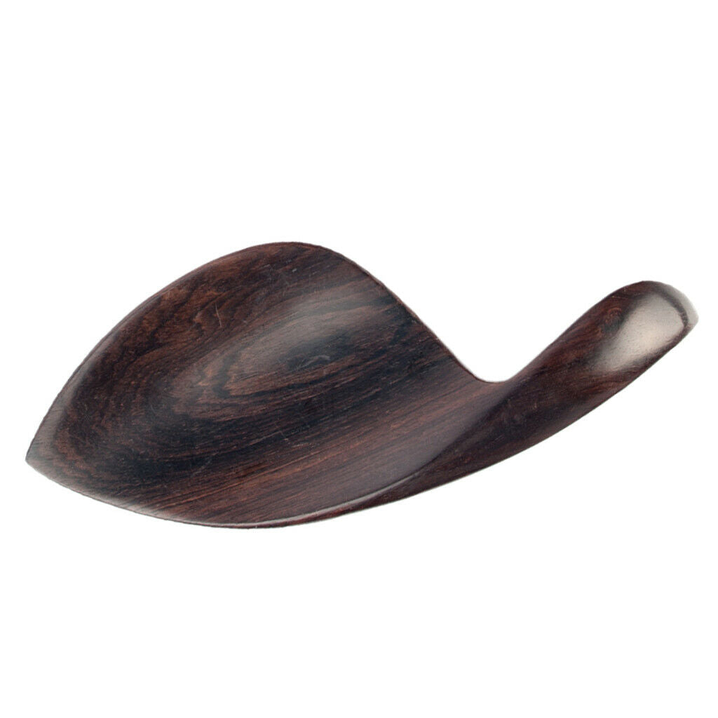 DIY Ebony 4/4 Size Violin Fiddle Chin Rest for Violinist Luthier Black