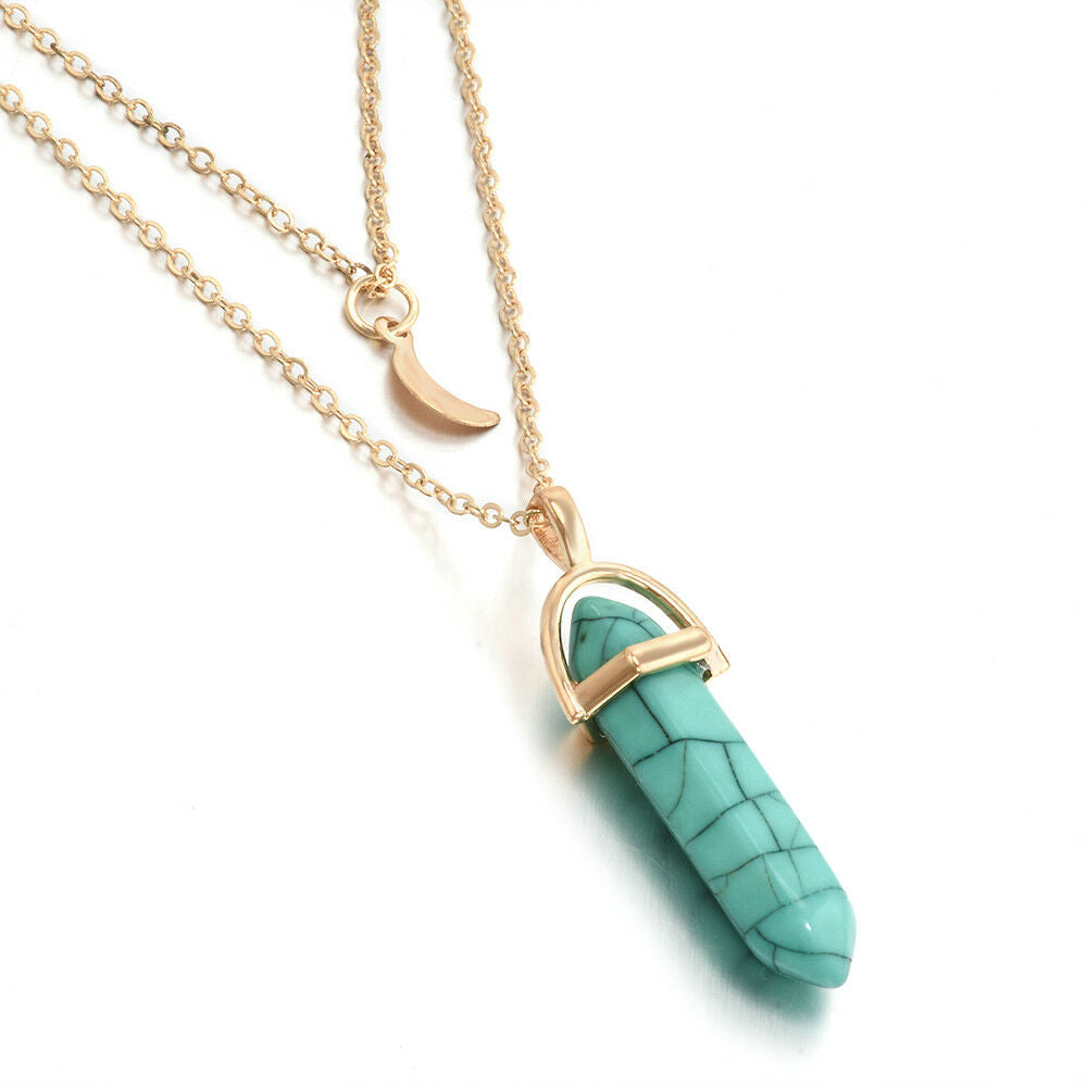 Charm Retro Jewelry Pendant Chain Crystal Choker Chunky Bib Statement Necklace