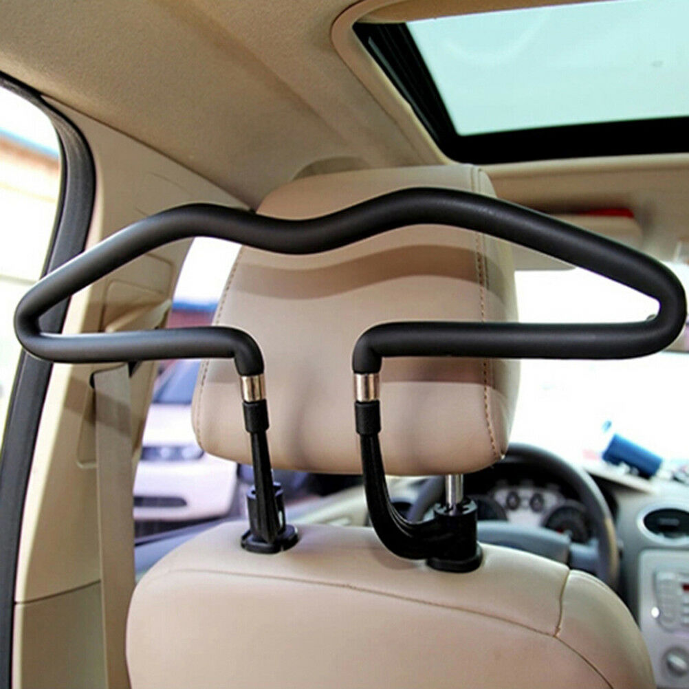 Stainless Steel Car Seat Headrest Clothes Hanger Coat Jacket Suit Holder Rack Lt