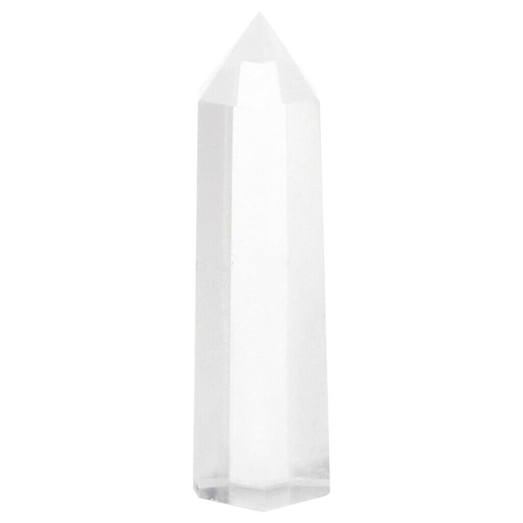 Clear Quartz Wand with  Termination for Decoration