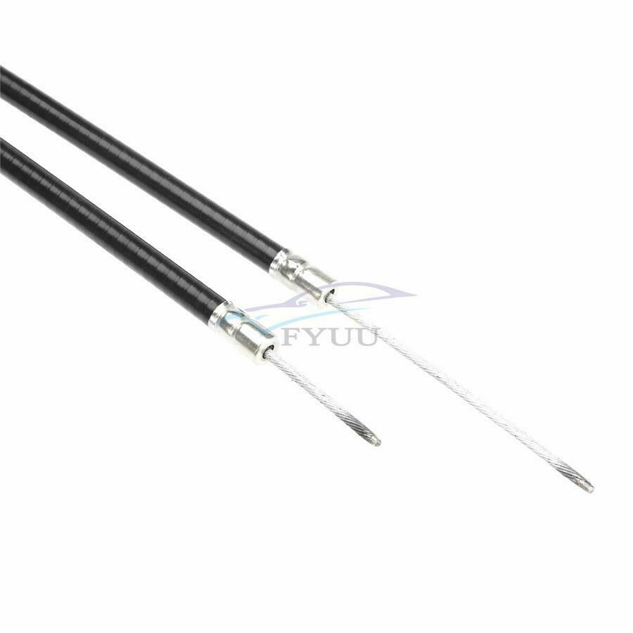 Universal Black Motorcycle Cable Kit Clutch + Brake + Throttle Harness Wire