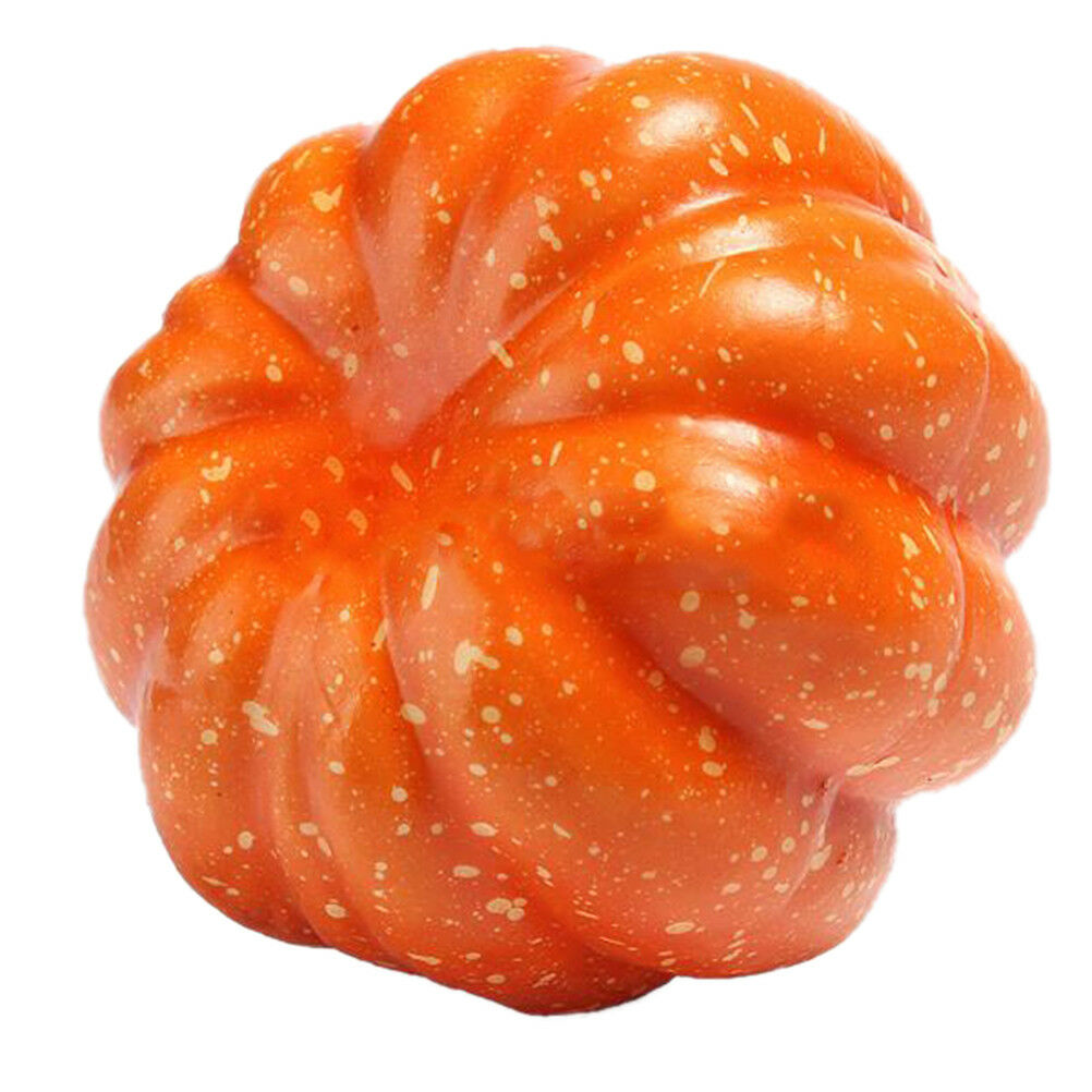 2Pcs Plastic Yellow Pumpkin Large Vegetable Creative Party Decorativ.l8