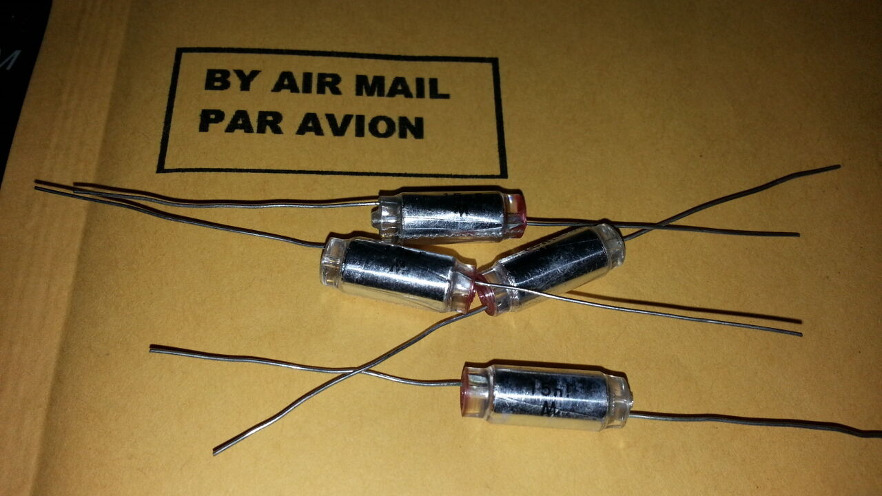 4pcs NOS 15NF 15000PF 160V axial STYROFLEX POLYSTRENE HIEND AUDIO CAPS!NON MAGNT