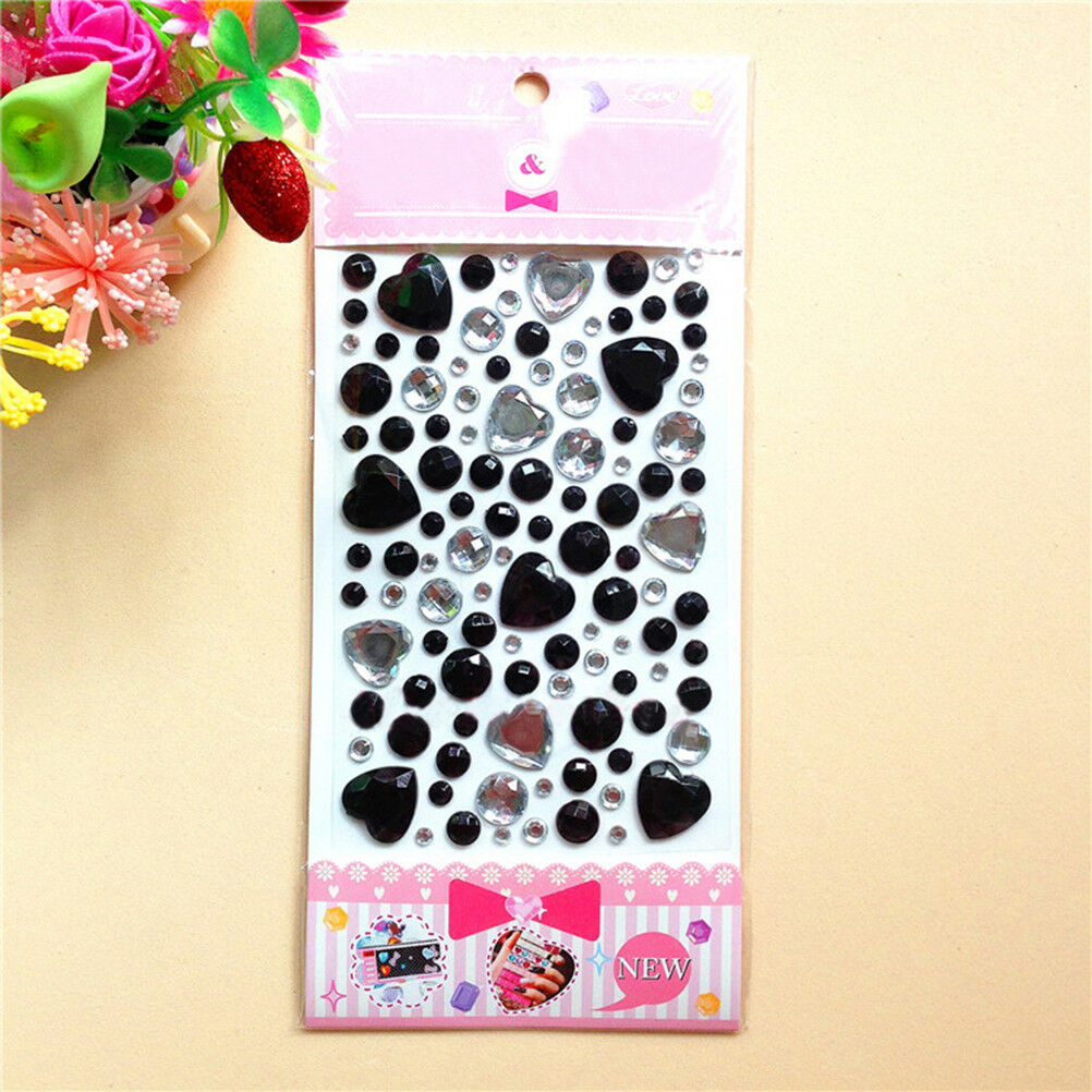 Diamond Self Adhesive Rhinestone Crystal Bling Stickers Phone Decor Craft
