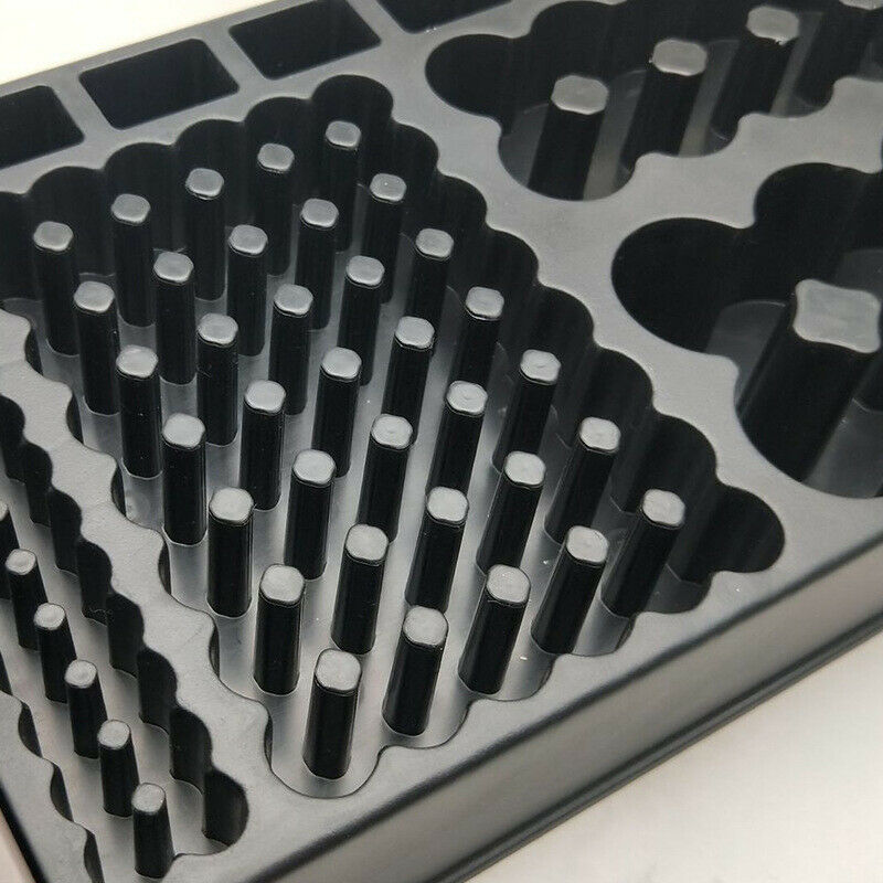 98 Grids Battery Storage Organizer Holder Tester Battery Caddy Rack Case Box FT