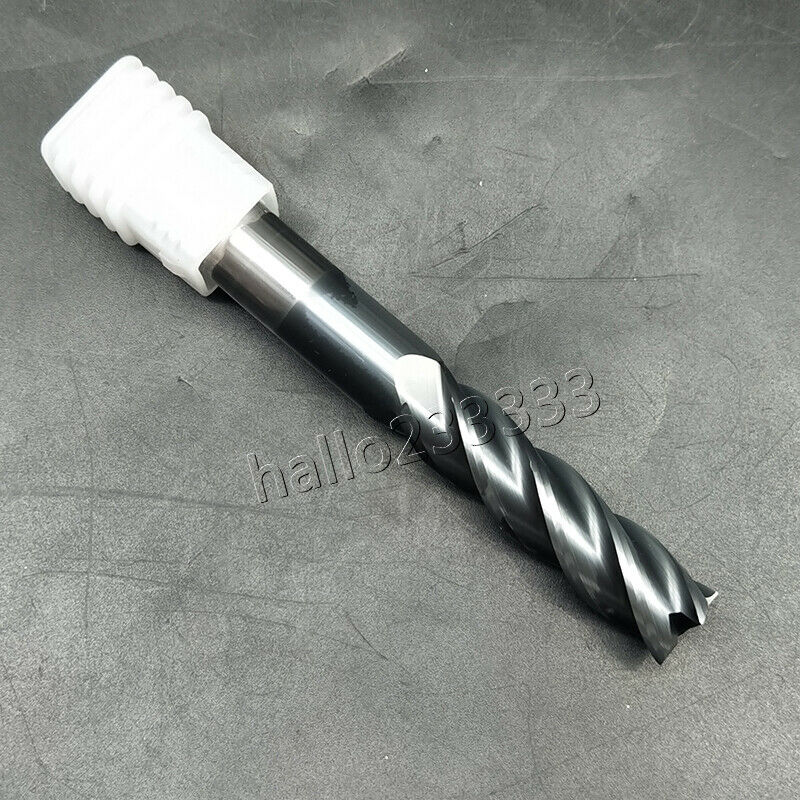 HRC60° φ12 ×45 ×100 4Flute 6mm Carbide End Mill Bits Milling Cutter 100mm length