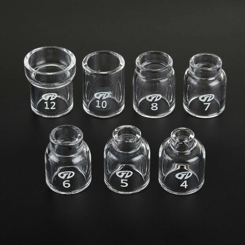 41Pcs/Lot TIG Welding Torch Nozzle  Cover Gas Lens Glass Cup Kit for WP17/18/2S3