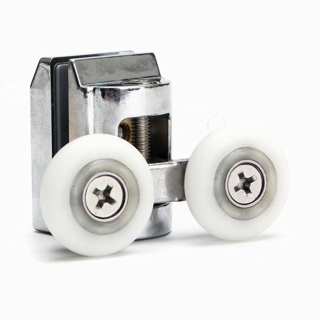 2Pcs 23mm Shower Door Rollers / Rollers / Wheels Twin Tops for Sliding Doors
