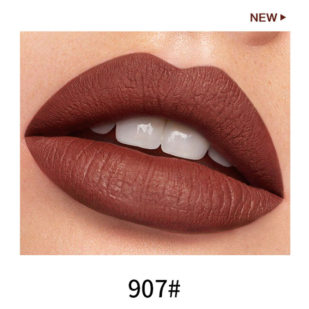 Women Matte Liquid Lip Gloss Beauty Glaze Lipstick Waterproof LongLasting 8