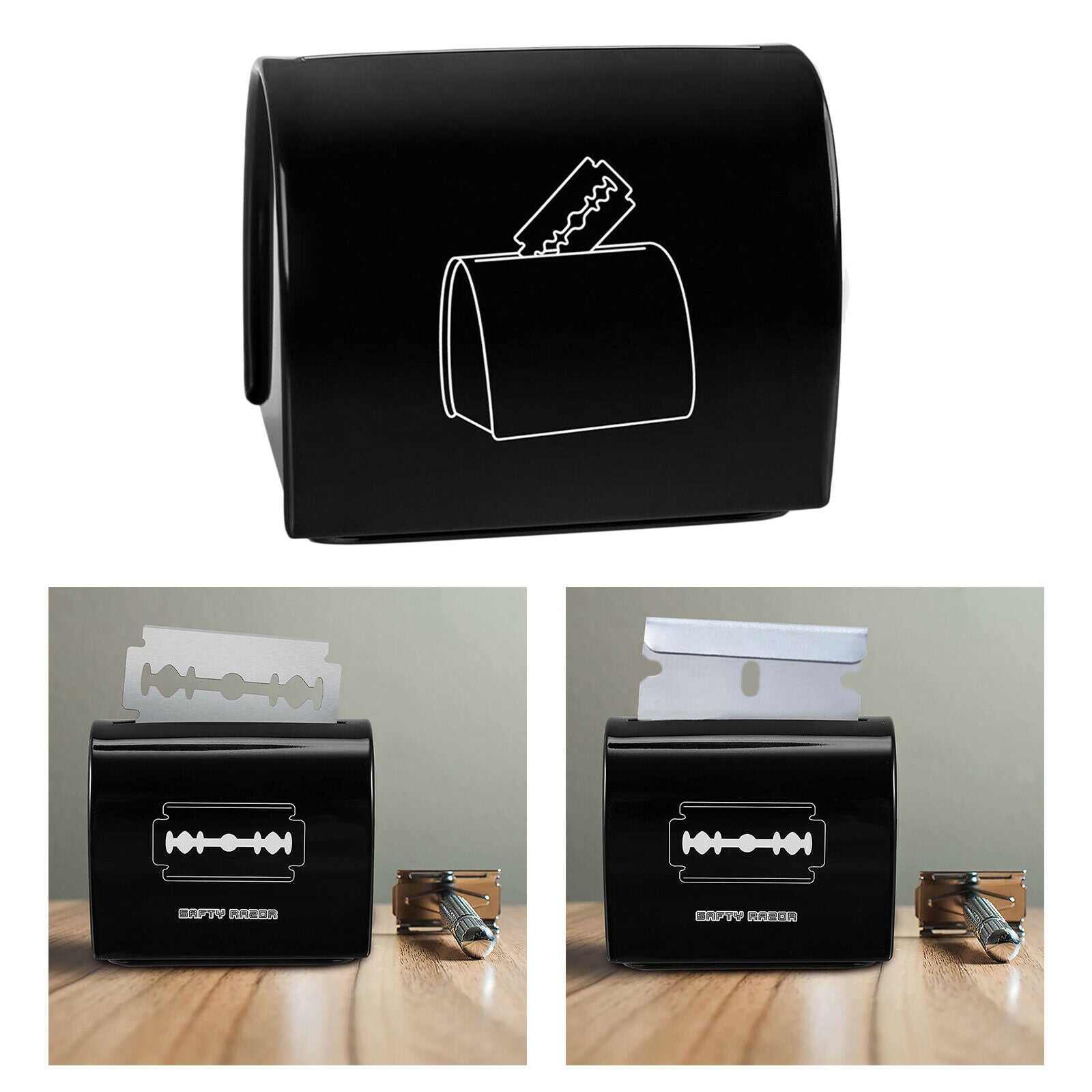 Detachable Blade Disposal Case Safety Bank for Hotel Double Edge Blades Box