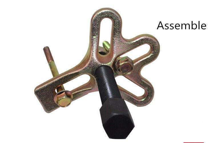 Auto Car Harmonic Balancer Kit Gear Pulley Steering Wheel Crankshaft Puller Tool