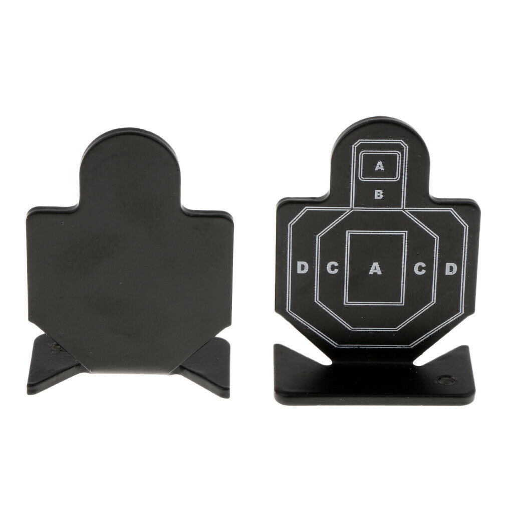 4pcs Metal Practice Silhouette Shooting Aim Target Mini Plinking Targets