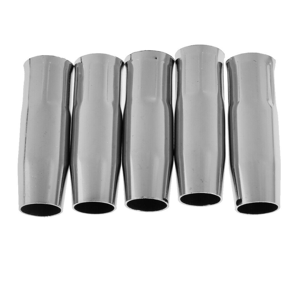 5 Piece 15AK MIG/MAG Welding Torch Contact Tip Gas Nozzle Brass 1.0 NEW