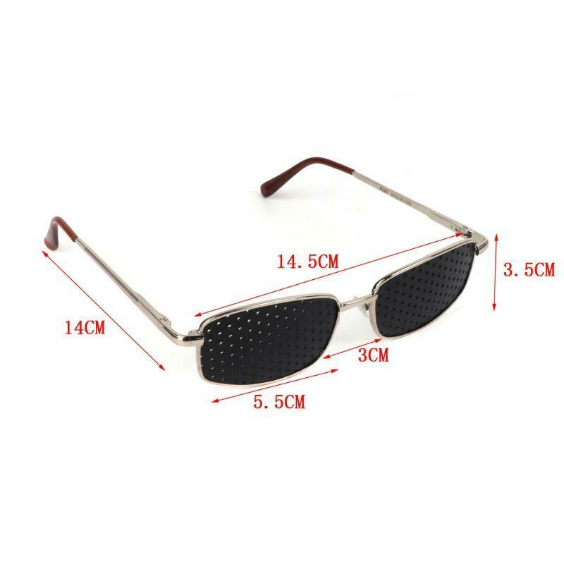 Metal Pinhole Glasses Exercise Eyewear Eyesight Improvement Vision Training