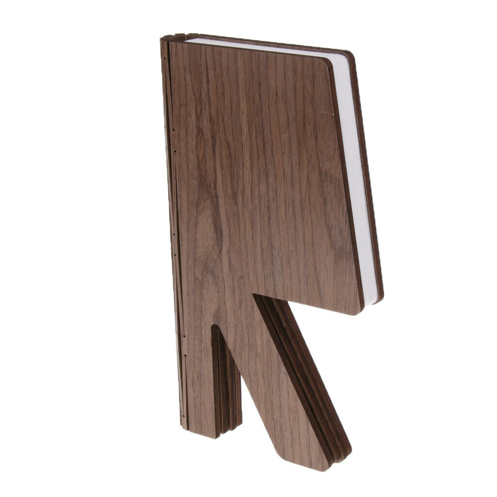 USB Rechargeable 4.5W Wooden Folding LED Folding Book Lamp Light  Warm White