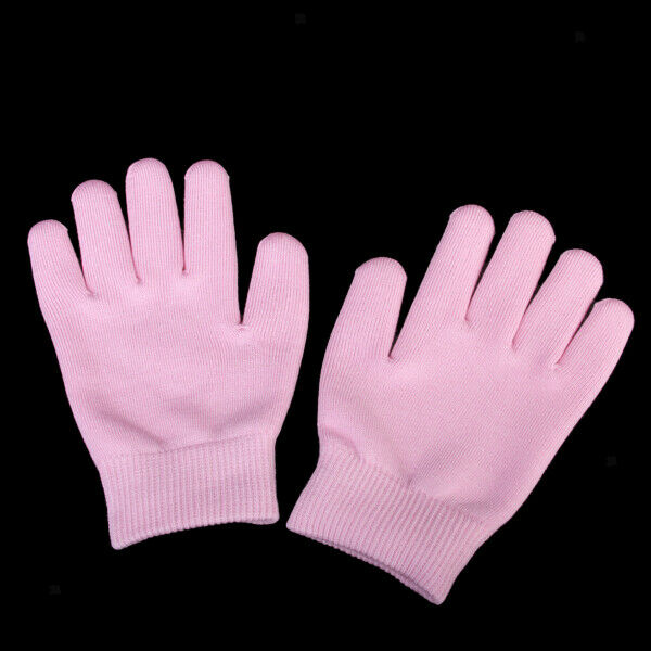 Beauty SPA Moisturizing Skincare Gel Therapy Treatment Gloves Pink