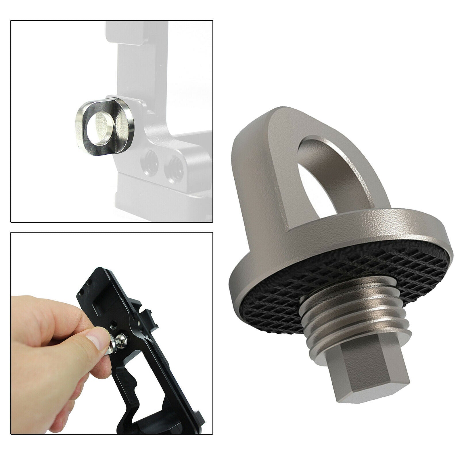 Quick-release Metal Screw for Quick Release Neck Strap / R-strap / Neck Strap,