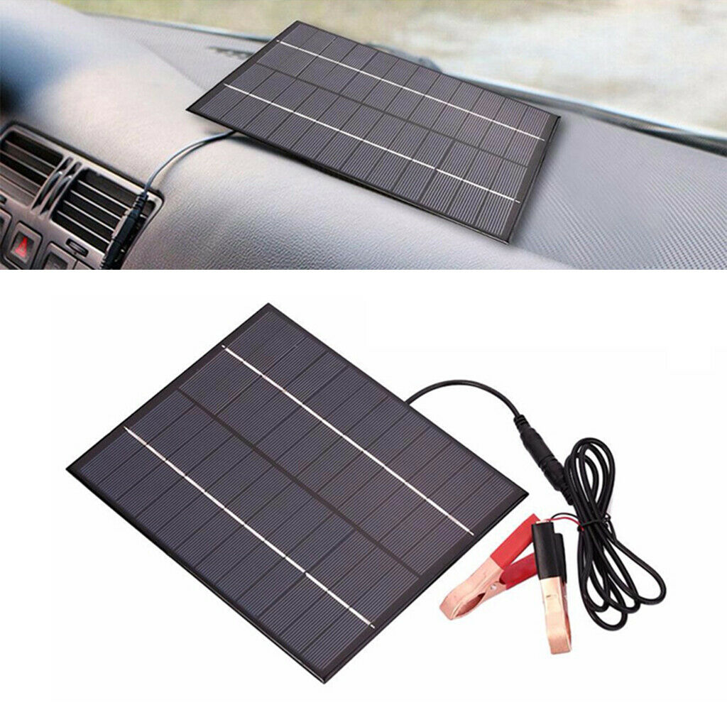 Solar Battery Charger 12V Solar Powered Battery maintainer Charger, Suitable for