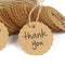 100Pcs Thank you Tags Cards with Strings