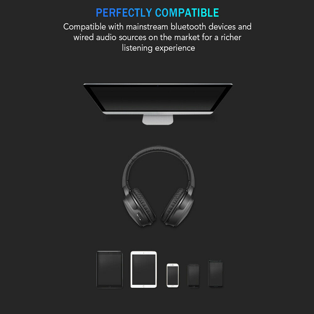 HK02 Bluetooth 5.0 Headset Wireless Headphone For Ear Head Phone Earbud Earpiece