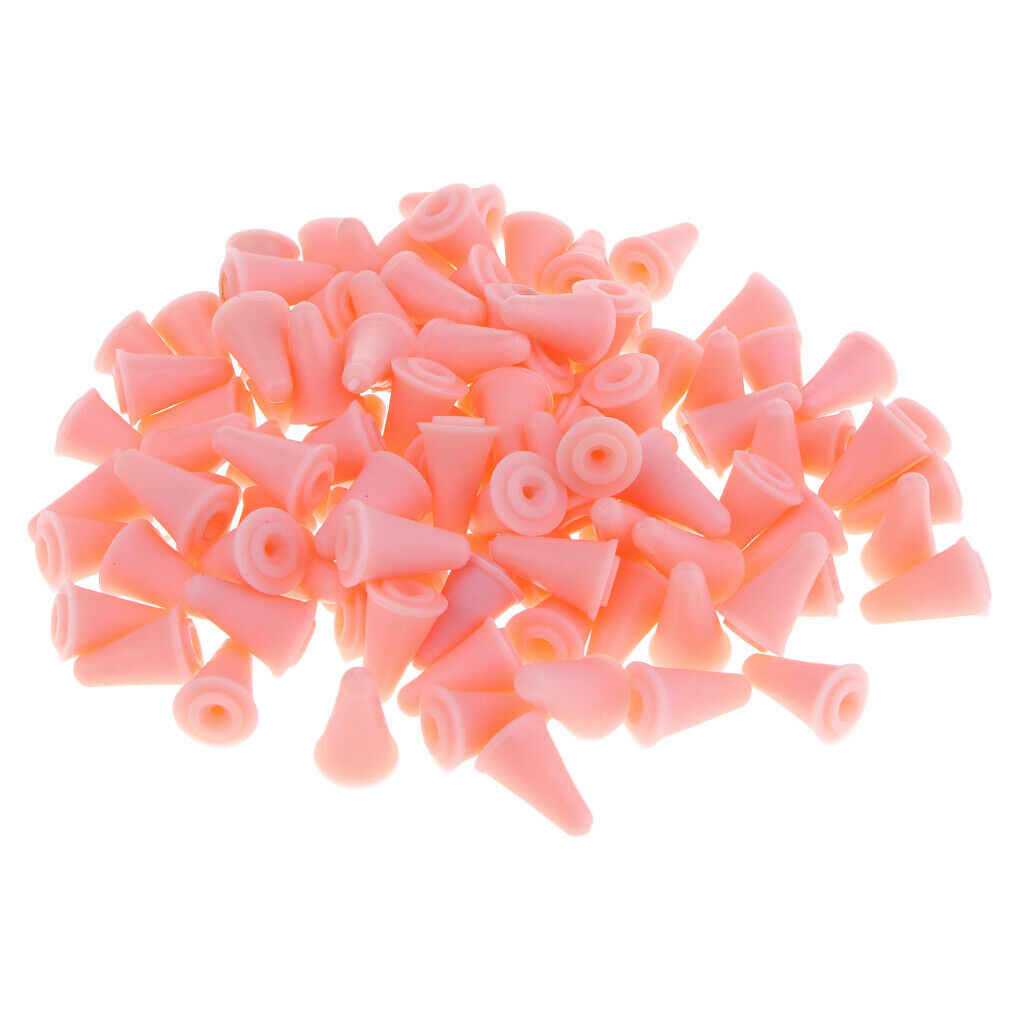 50Psc Rubber Knit Knitting Needles Point Protectors Stoppers Craft 13x190mm