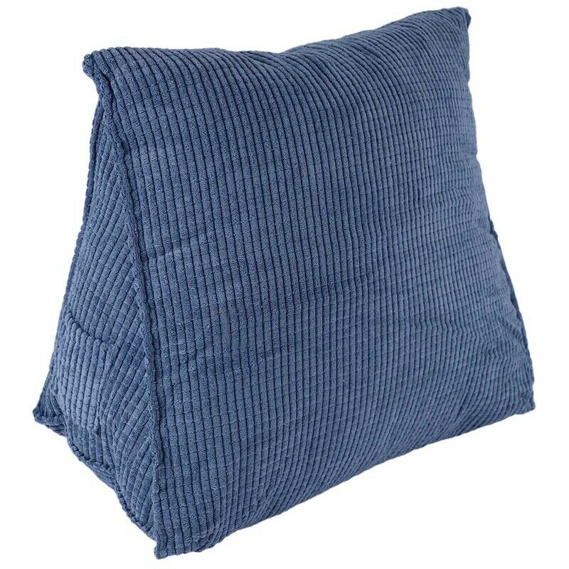 Reading Backrest Cushion Wedge Pillow Back Cushion Lumbar Pad Bed Office ChairN3