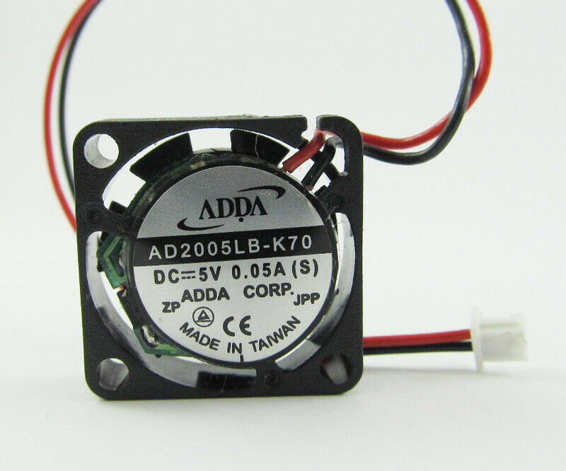5pcs ADDA AD2005LB-K70 5V 0.05A 20x20x6mm 20mm 2006 Ball Bearing MINI DC fan