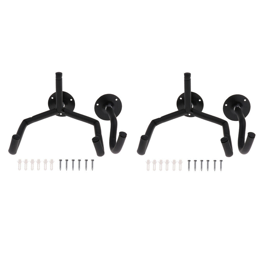 2 Pieces Long Arm Guitar Wall Hanger Holder Stand Music Hanging Supplies