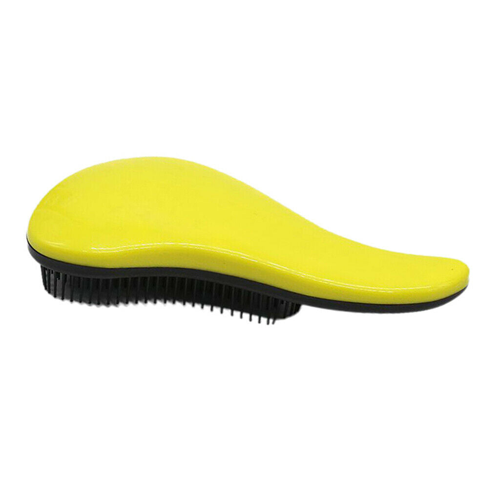 Hair Brush  Free Hair Combs Unique Handle Detangling Comb Yellow