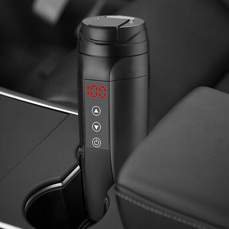 Car 12V 24V Thermal Insulation Electric Kettle Coffee Hot Drink Heater Water Cup