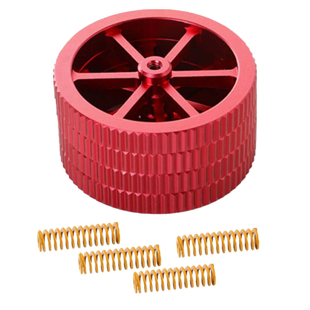 4x Hand Twist Leveling Nut + Die Springs for Ender CR-10S Pro CR-X CR 20