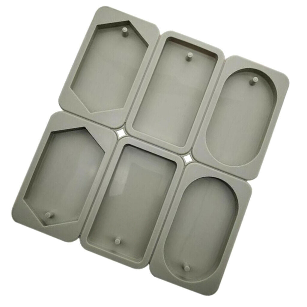 Aromatherapy wax tablets gypsum plaster silicone soap mold candle F