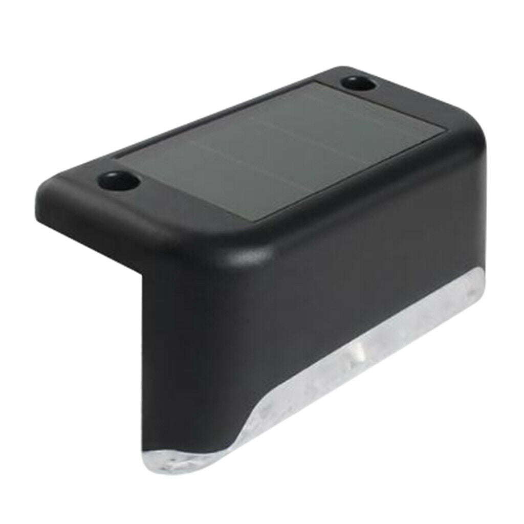 Solar Powered Step Lights Waterproof for Stairs Automatic Led Fence Lamp