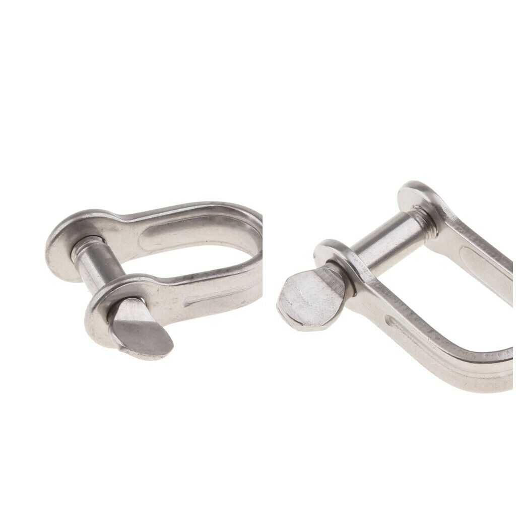Boat/Marine/Sailing Anchor Shackle Instruments D Shackle Pin 304 Marine Grade