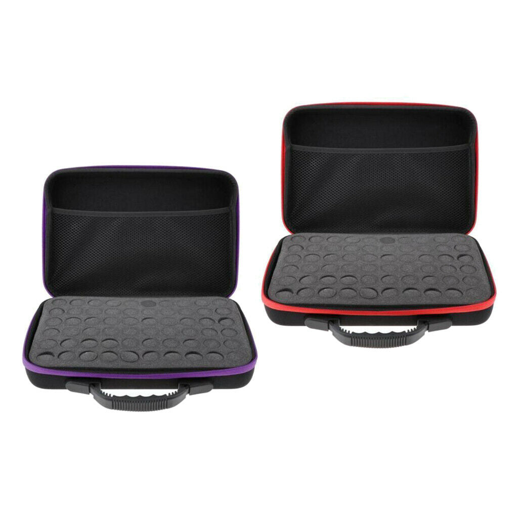 2pcs Portable Essential Oil Carrying Case Storage Organizer Bag for 5ml-15ml