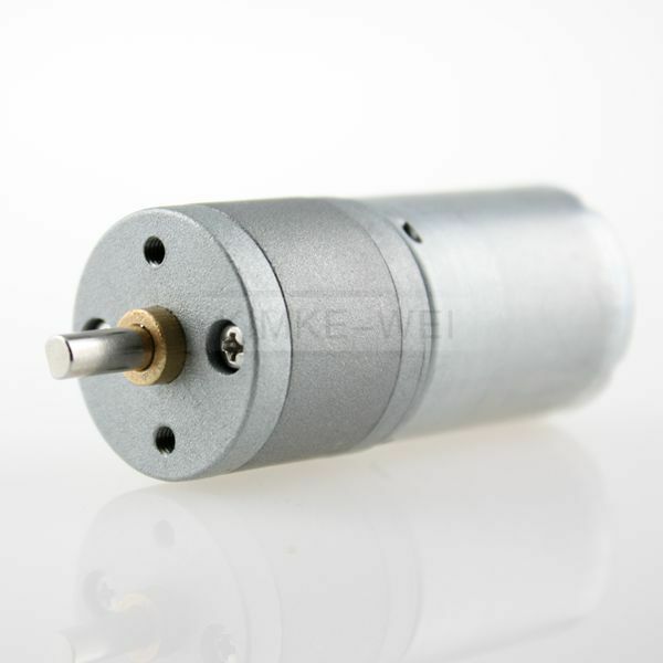 2 x 24V DC 600RPM Mini Torque Gear Box Motors Hobby