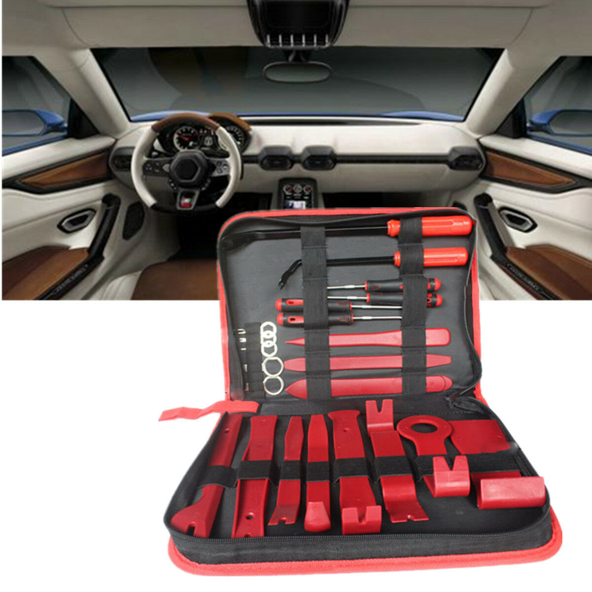 Car Interior Panel Stereo Terminal Disassemble Release Tool Oil Seal Screwdriver