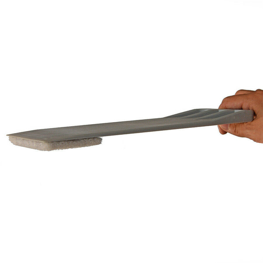 Long Handle Felt Squeegee w/ 2 Scouring Pad Window Tint Solar Film Laying Tool