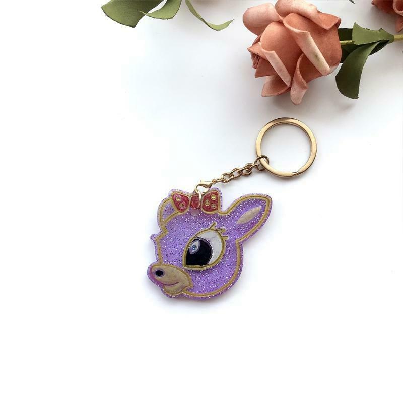 Diy Fawn Keychain Mold Epoxy Crystal Silicone Mold Customized Mold for Gift