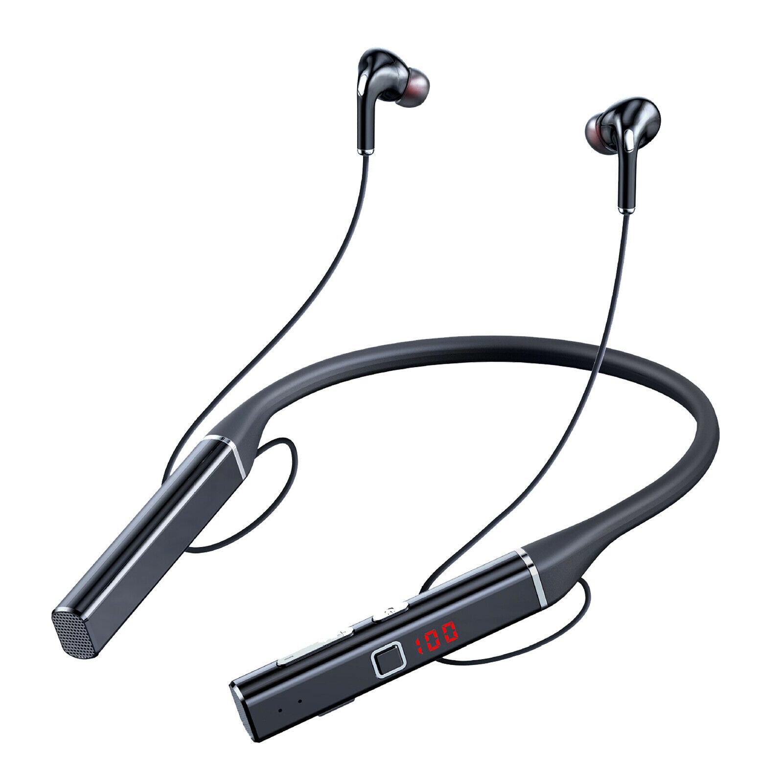 Neckband Bluetooth Headphones, Flexible Wireless Bluetooth Headset with