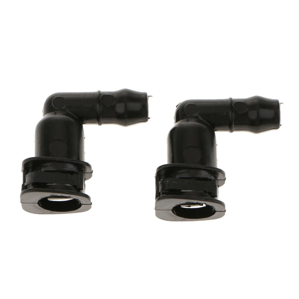 2Pcs Headlight Water Sprayer Jet Connecting Piece For VW Passat Golf Tiguan