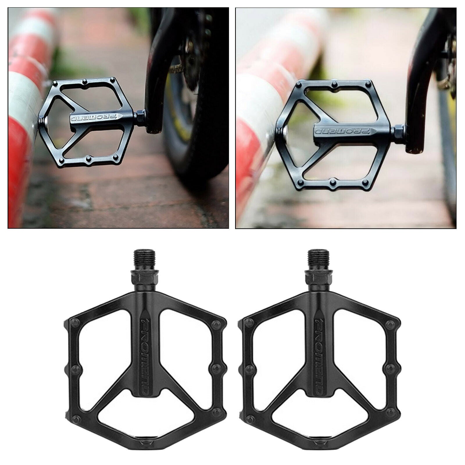 Bicycle platform flat pedals Mountain bike bicycle pedals 9/16 inch