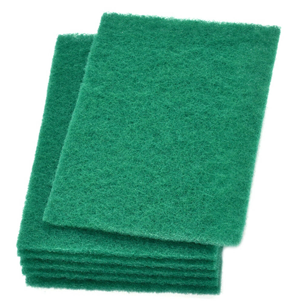 5pcs scouring pads cleaning cloth dish towel green home scour scrub seYU.l8