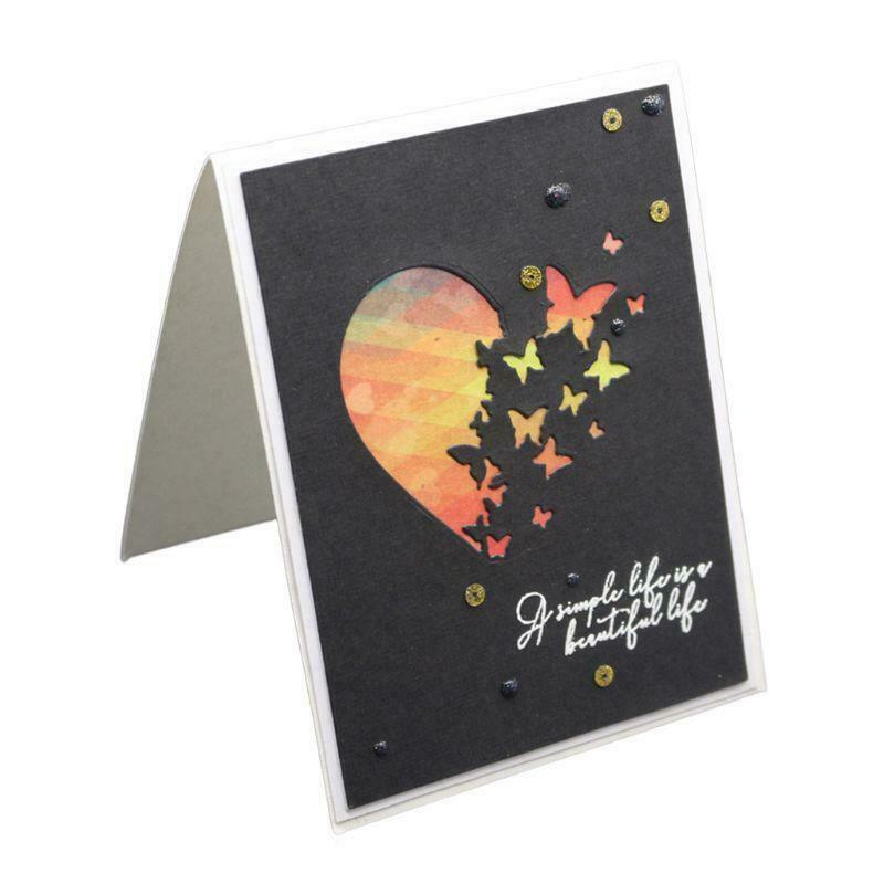 Heart Butterfly Metal Cutting Dies Stencil DIY Scrapbooking Album Paper Card