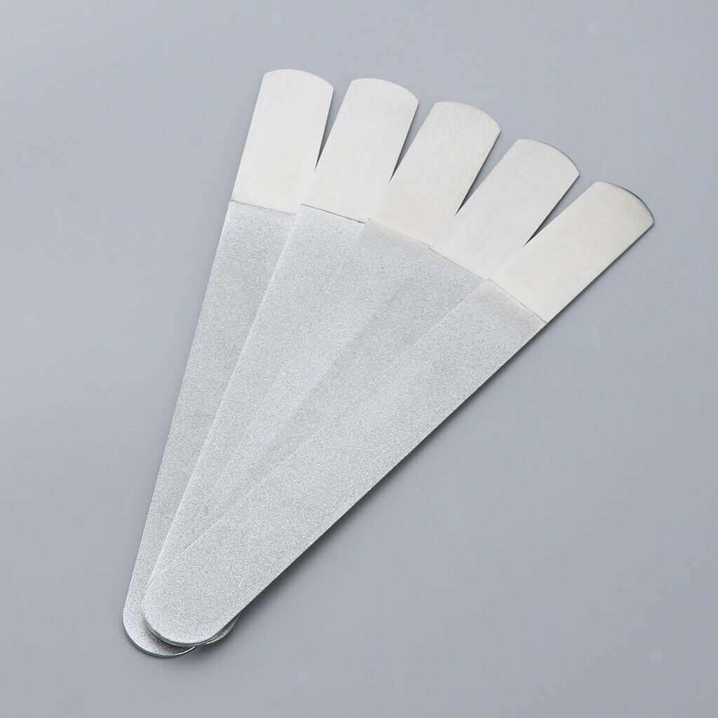Stainless Steel Double Sides Emery Nail Files Buffers Polisher to Clean Your