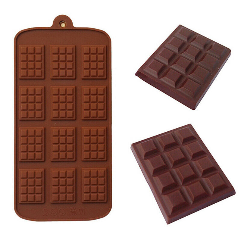 12 even DIY Chocolate Chip Mold Waffle Pudding Baking Tool Cookie Bake Mo.l8