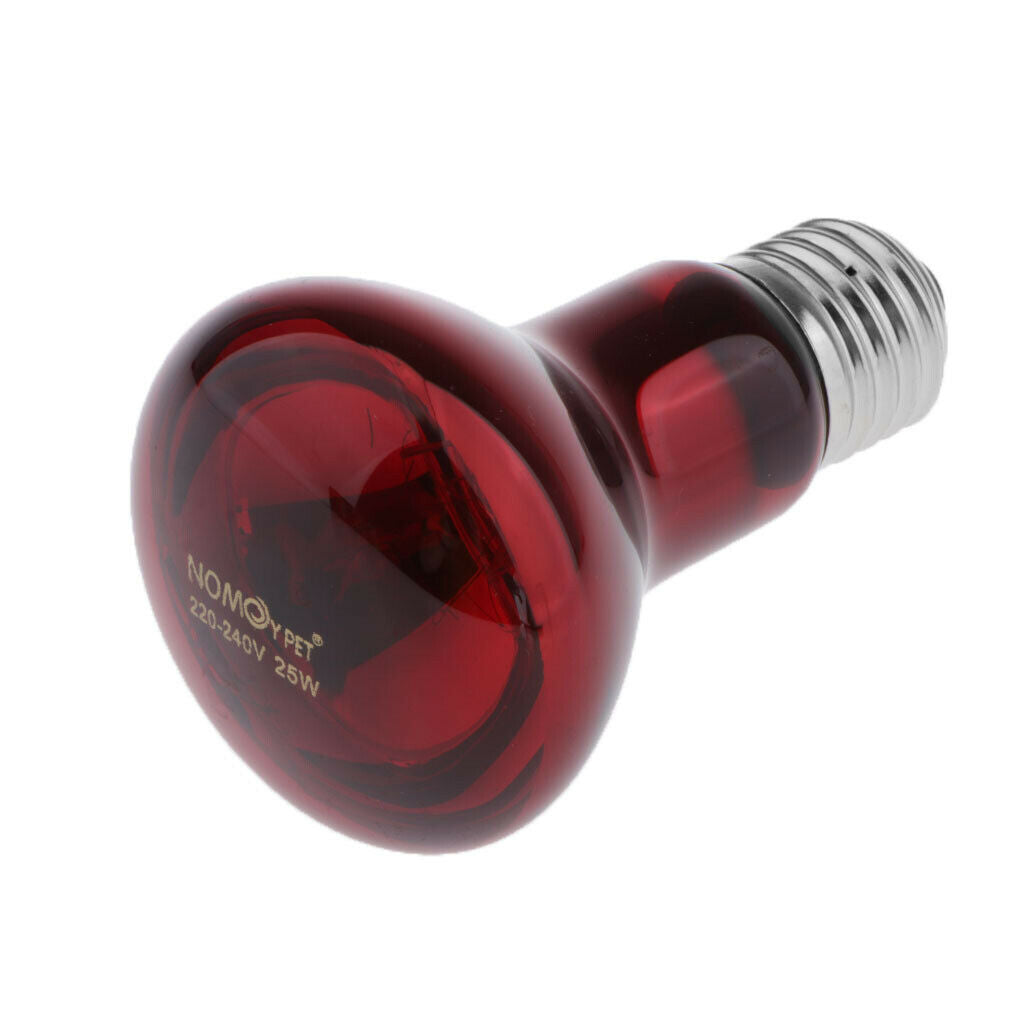 Reptile UVA Lamp Terrarium Lizard Tortoise Pet Supply Screw-In 220-240V 25W