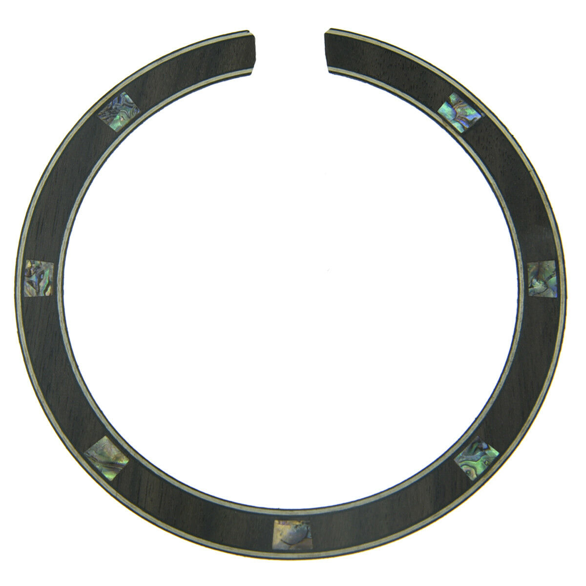 Qaulity Acoustic Guitar Soundhole Rosewood Rosette with Square Abalone Shell