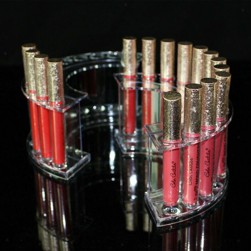Clear Makeup/Nail Brush Pencil Pen Display Stand 12 Organizer